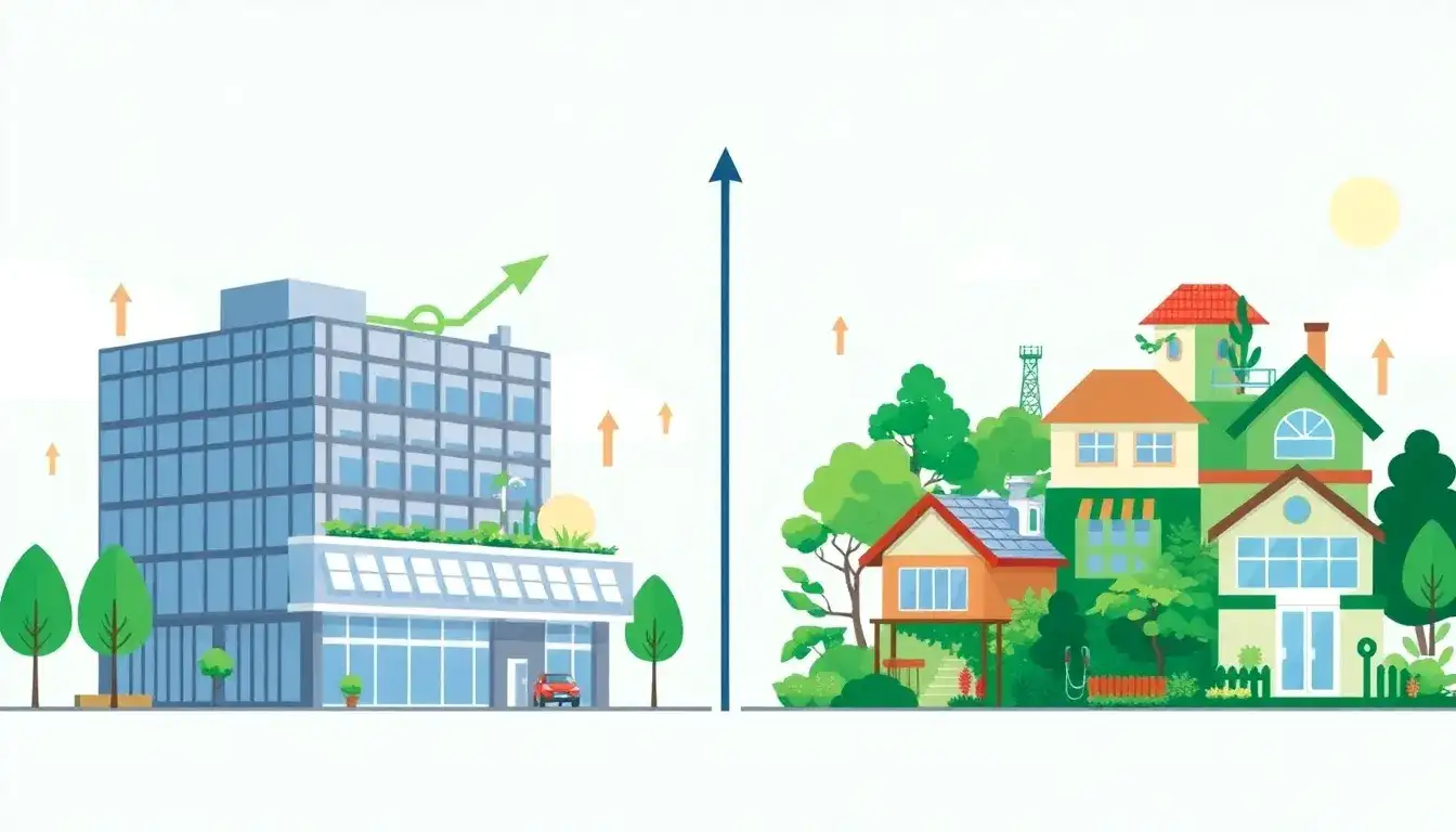 How does C-PACE financing compare to other green financing options