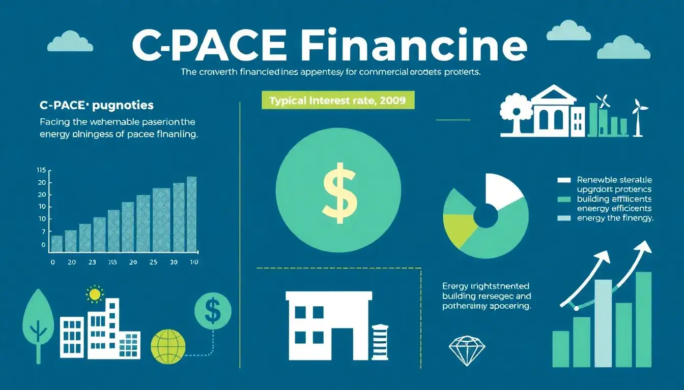What are the typical interest rates for C-PACE financing