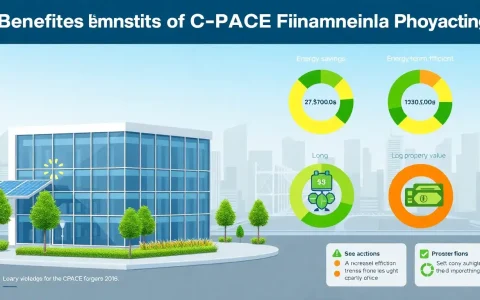 What are the main benefits of using C-PACE financing for commercial properties