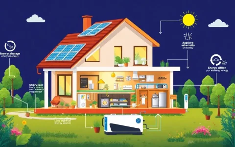 How does battery storage impact the overall energy efficiency of a home