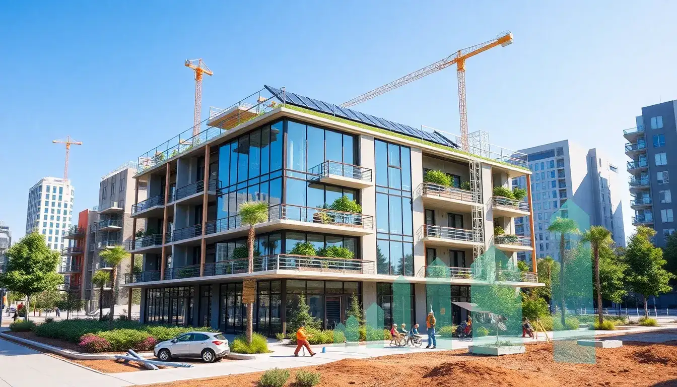 What are the main benefits of using C-PACE financing for new construction