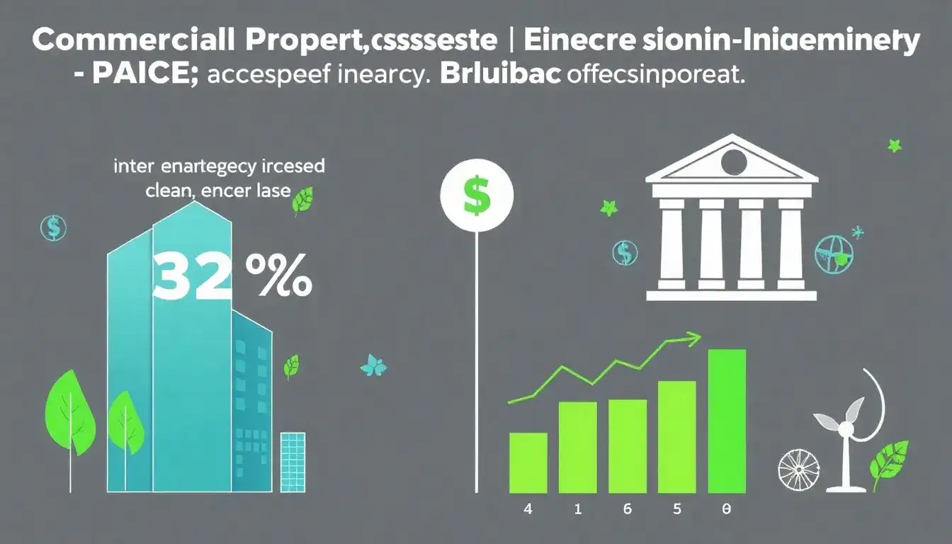 How does the interest rate of C-PACE compare to traditional loans