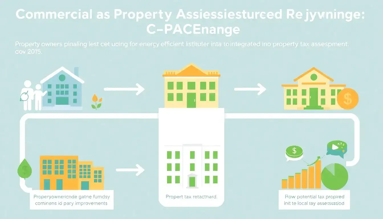 How does the repayment structure of C-PACE affect property owners