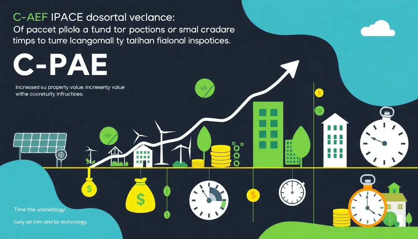 What are the long-term financial implications of C-PACE financing