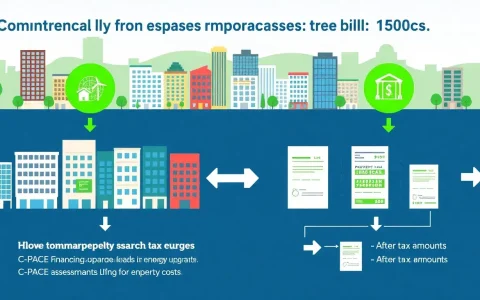 How do C-PACE assessments affect property tax bills
