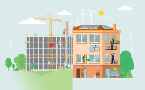 Can C-PACE financing be used for both new construction and building retrofits