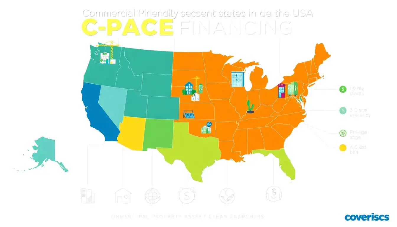 Are there any specific states where C-PACE financing is more popular for new construction