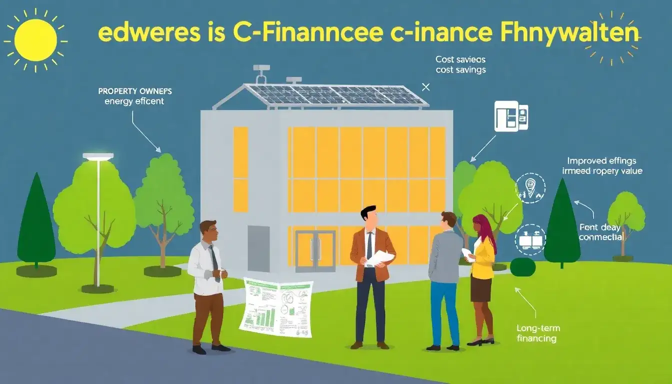 What are the main benefits of C-PACE financing for property owners