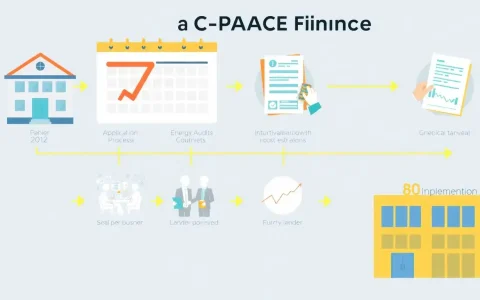 What steps are involved in obtaining C-PACE financing