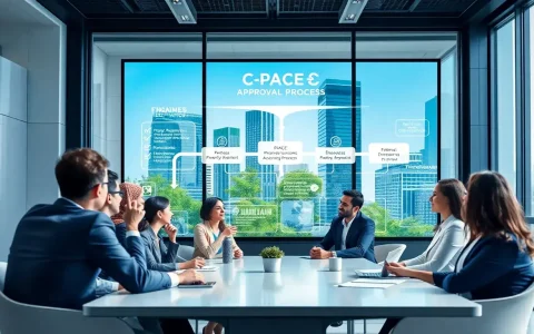 How does the C-PACE financing approval process work