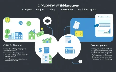 How do C-PACE financing terms compare to other financing options