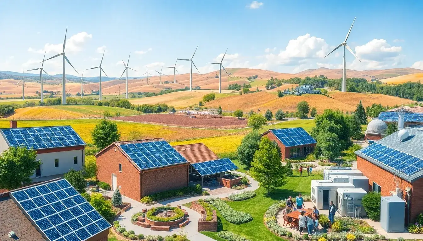 What are the most common renewable energy projects funded by C-PACE