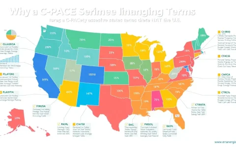 How do C-PACE financing terms vary by state