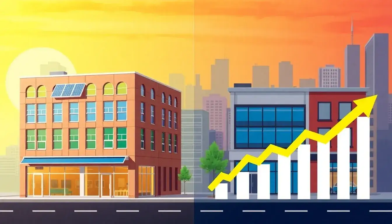 How do C-PACE programs impact the overall value of a commercial property