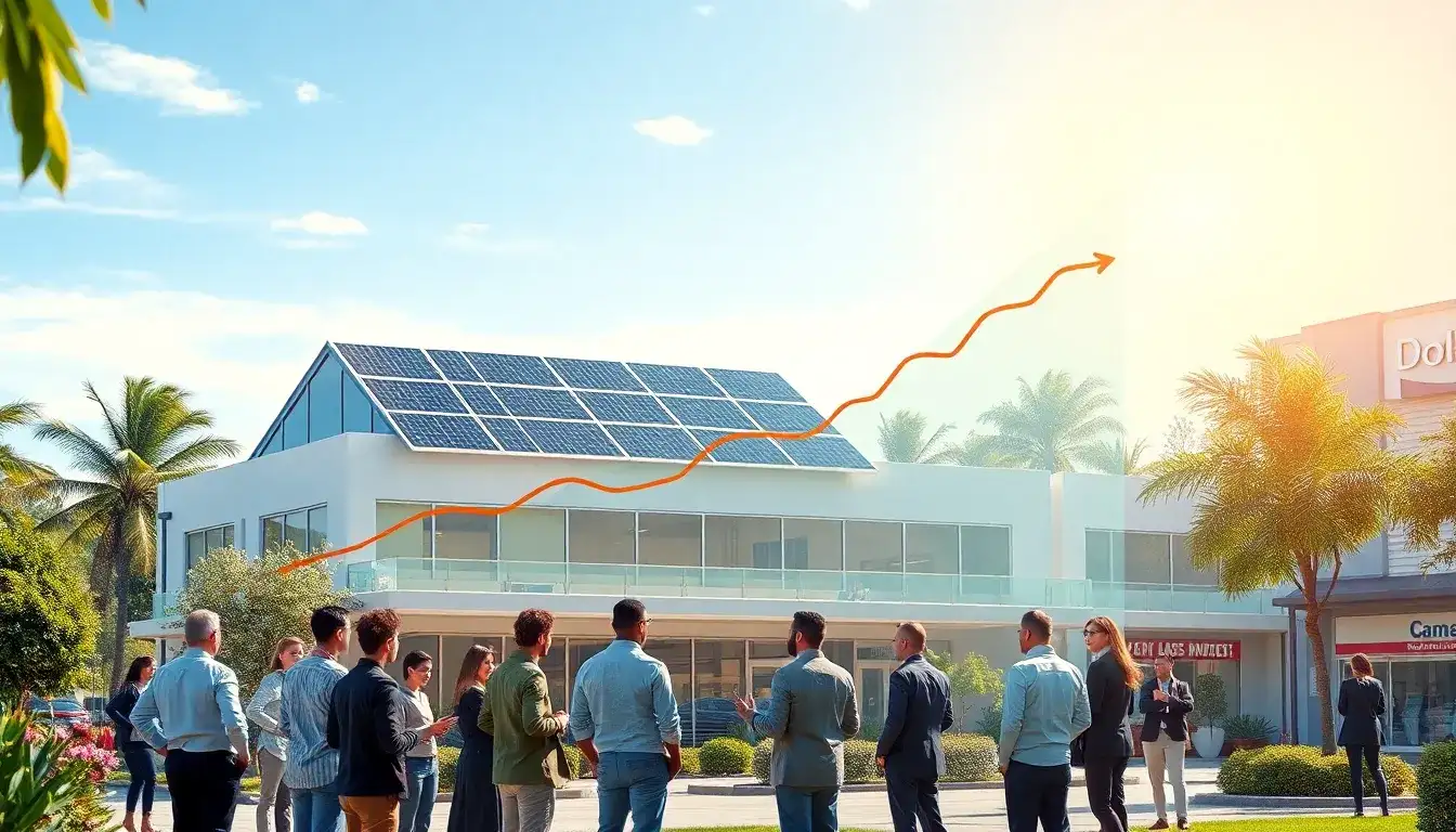 How does C-PACE financing impact the sale of a property