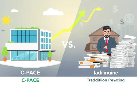 How does C-PACE compare to other financing options for commercial properties