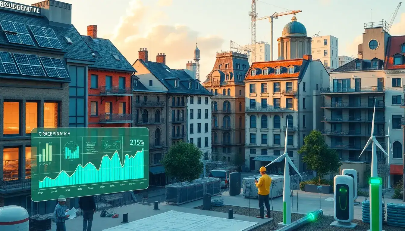 Can C-PACE financing be used for retroactive projects