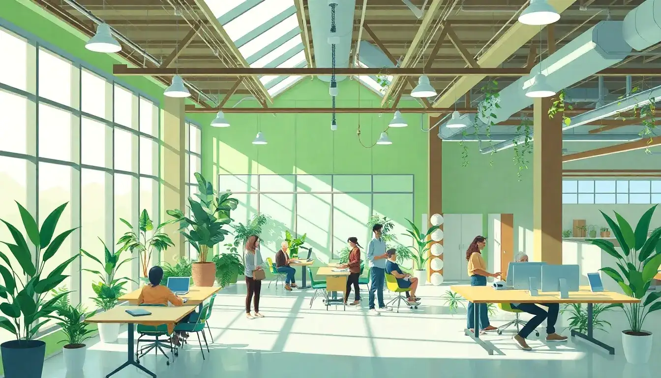 How does C-PACE benefit tenants in a commercial building