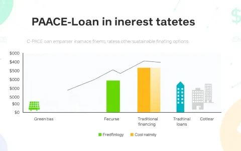 How do C-PACE loan interest rates compare to those of other sustainable financing options
