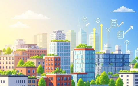 How do energy-efficient improvements financed by C-PACE impact property taxes