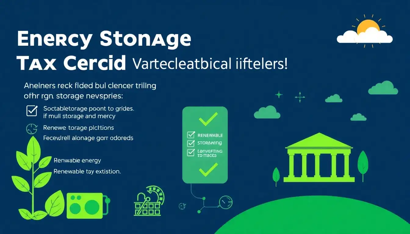 What are the eligibility requirements for energy storage projects to qualify for tax credits