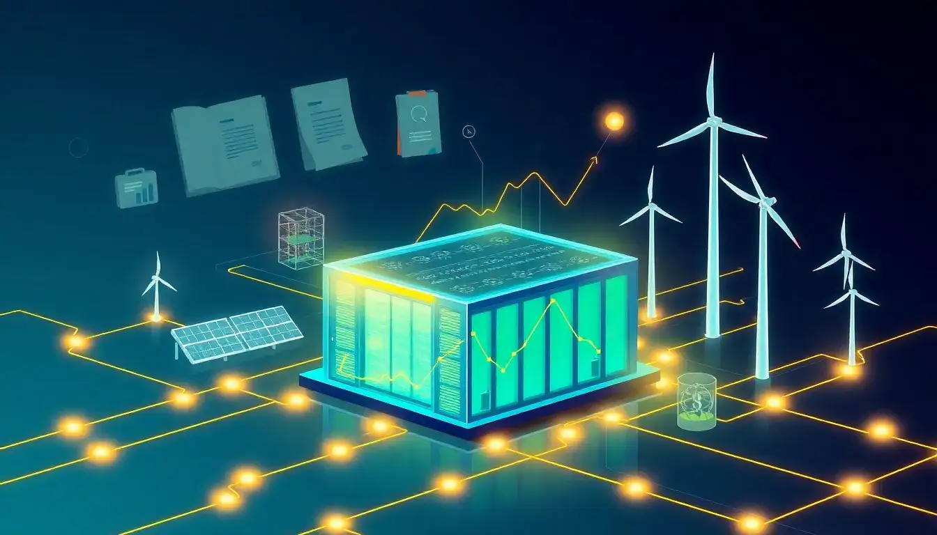 What role do long-term contracts play in ensuring revenue stability for battery projects