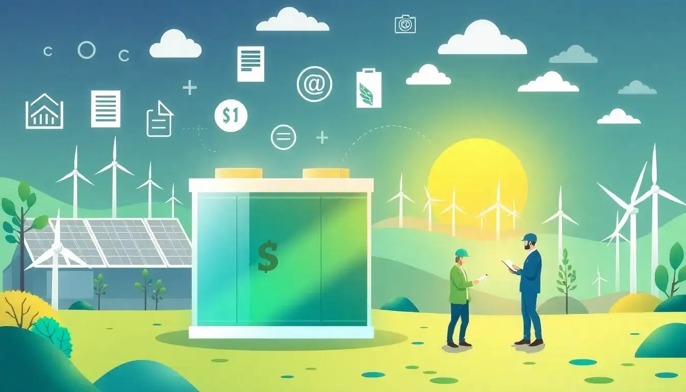 What role do government incentives play alongside long-term contracts in battery projects