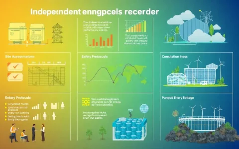 What are the key components included in an independent engineer report for energy storage projects