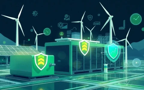 How do performance guarantees and equipment warranties mitigate technology risks in energy storage projects
