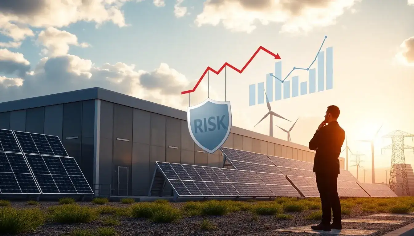 How do warranties affect the risk perception of investors in energy storage projects