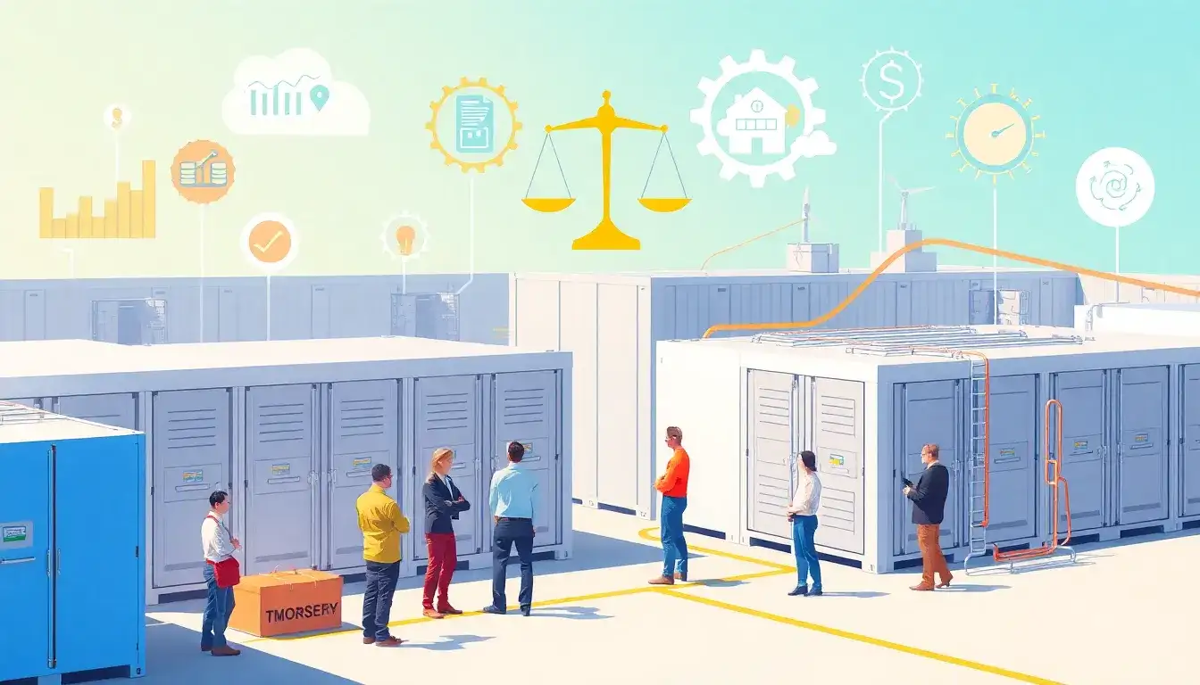 How do battery warranties influence the financing of energy storage projects