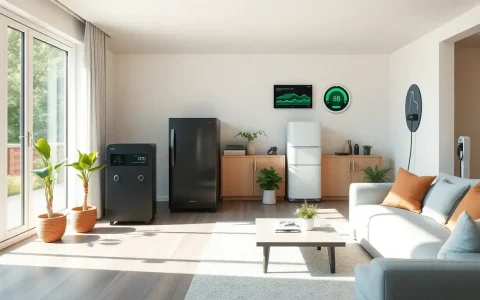 How does the energy efficiency of lithium-ion batteries impact their overall performance in residential settings