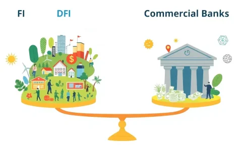 How do DFIs' financing instruments differ from those of commercial banks for energy storage projects