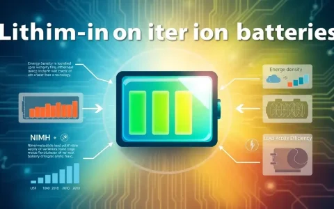 How do lithium-ion batteries compare to other battery technologies in terms of energy efficiency