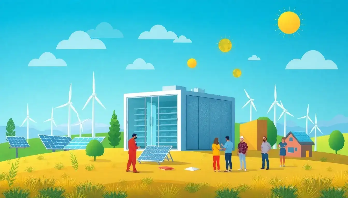 What are the key benefits of blended financing for energy storage projects