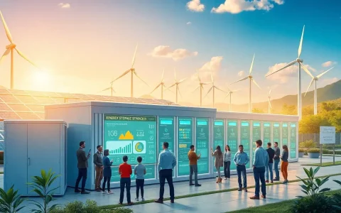 How does blended financing reduce the perceived risks of energy storage projects