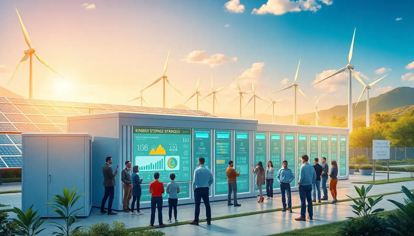 How does blended financing reduce the perceived risks of energy storage projects