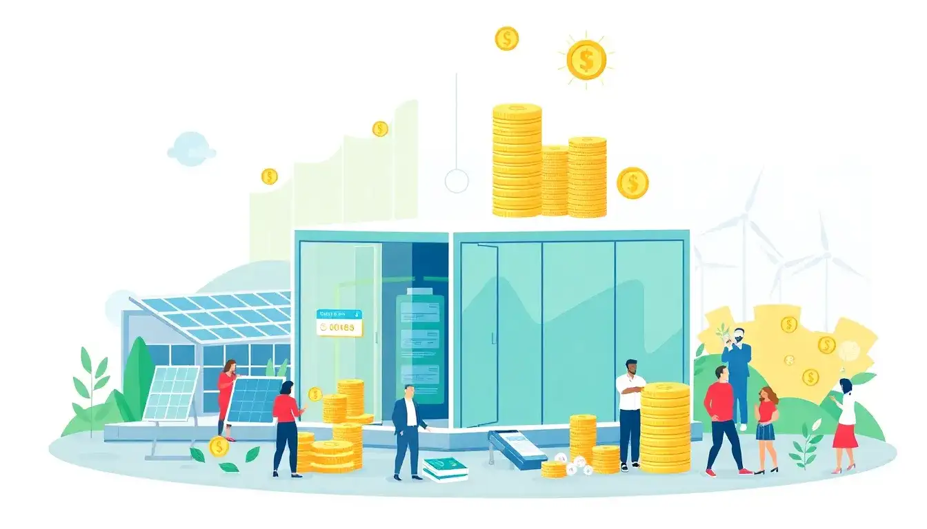 What are the benefits of outcome-based financing for energy storage projects