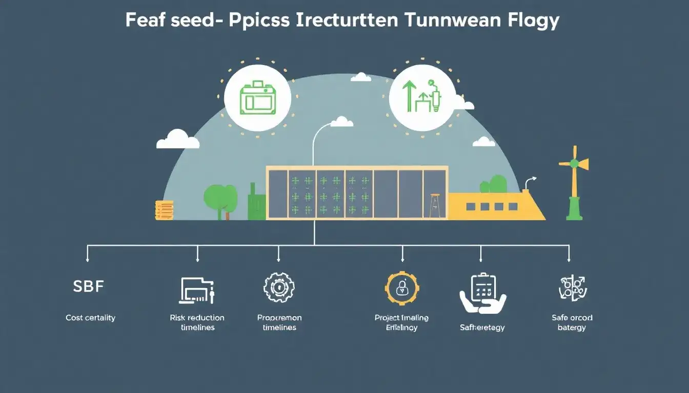 What are the advantages of using a fixed-price turnkey EPC contract for energy storage projects