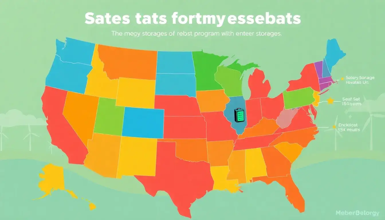 Which states offer the highest rebates for energy storage