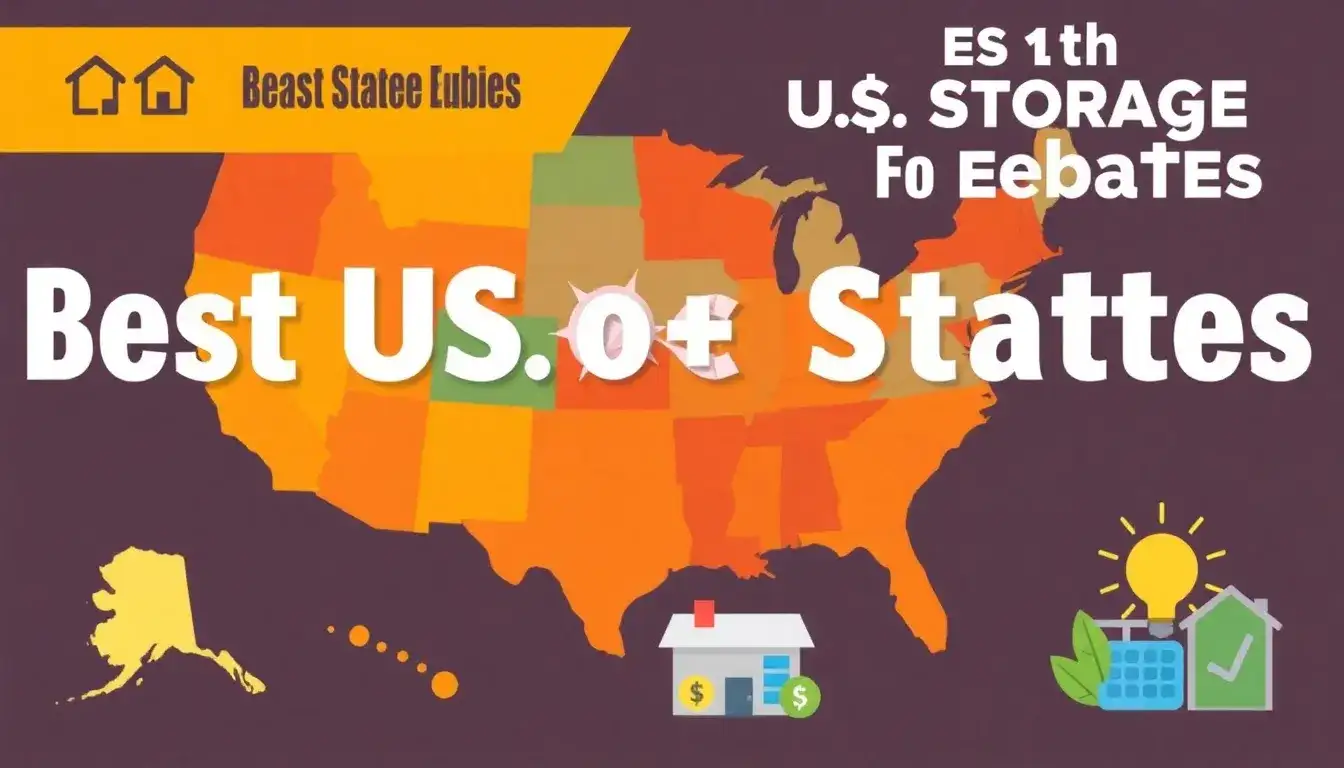 What are the best states for energy storage rebates