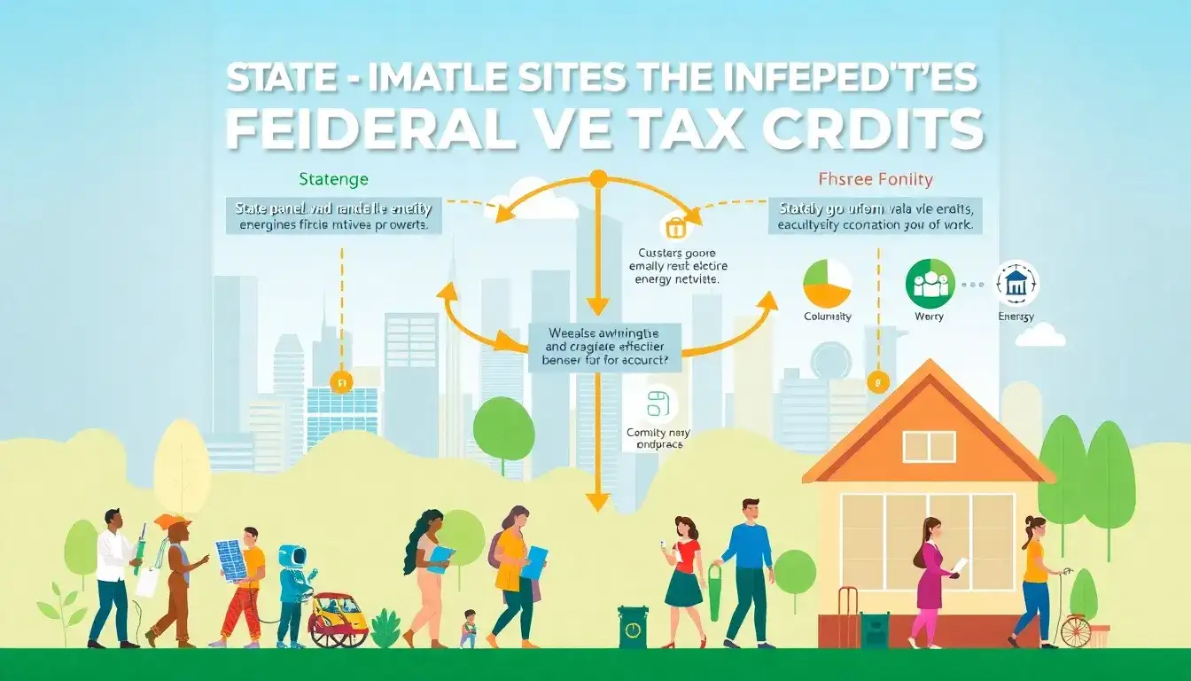 What are the benefits of combining state incentives with federal tax credits