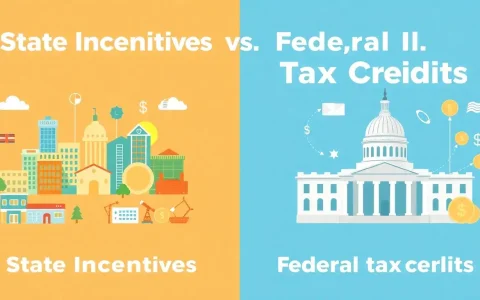 How do state incentives differ from federal tax credits