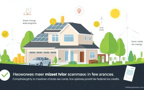 How can homeowners maximize their savings by combining state incentives with federal tax credits