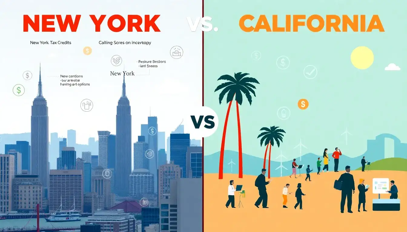 What are the main differences between New York and California