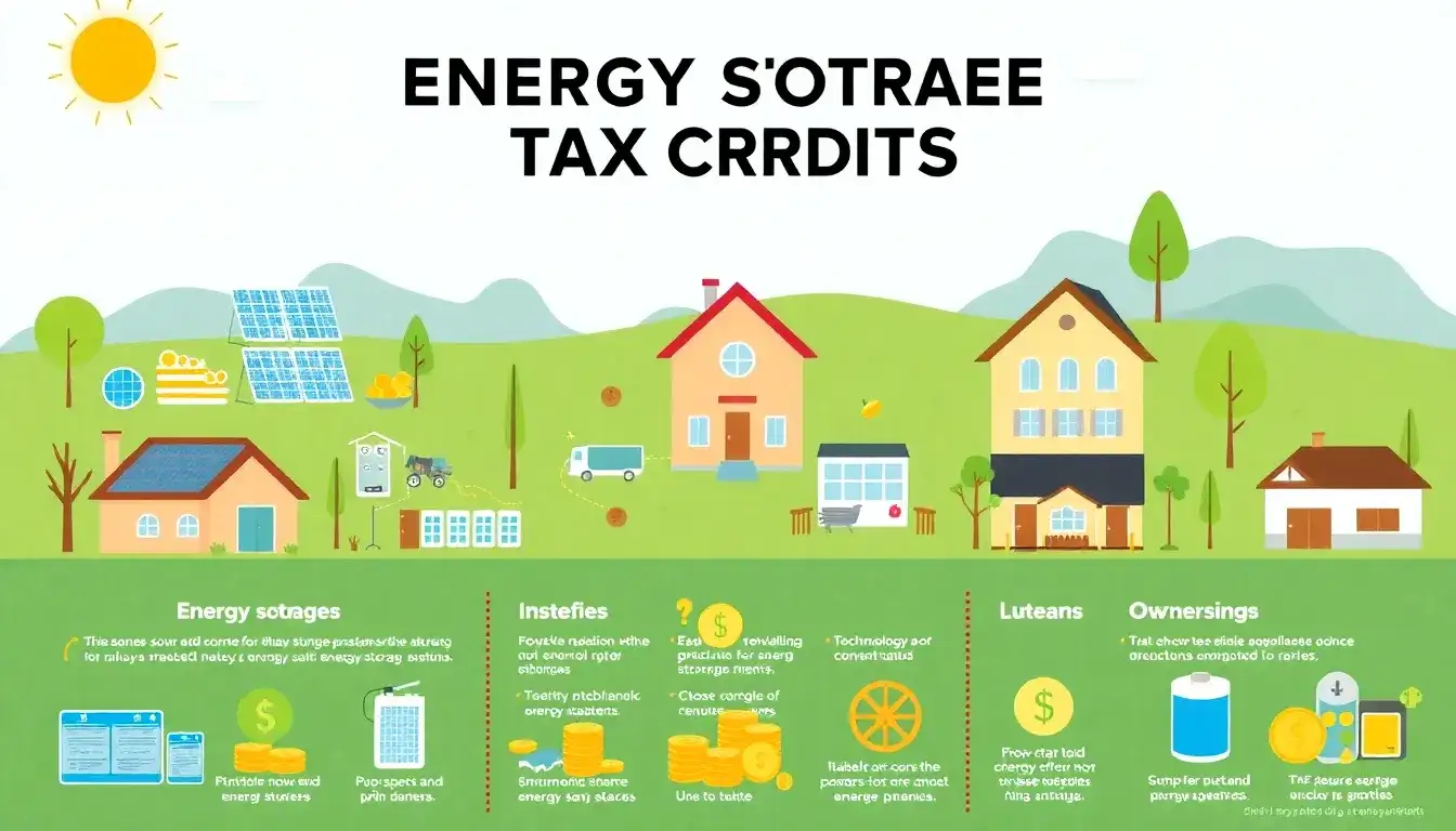 What are the eligibility criteria for energy storage tax credits