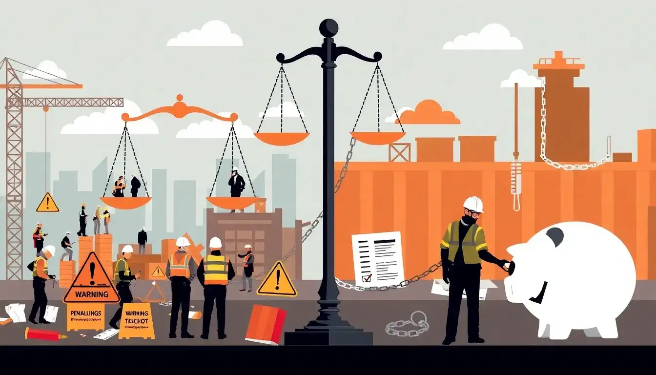 What are the penalties for failing to meet the prevailing wage and apprenticeship requirements