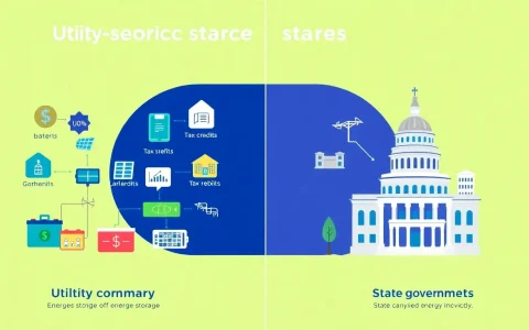 How do utility-specific storage incentives differ from state-level incentives