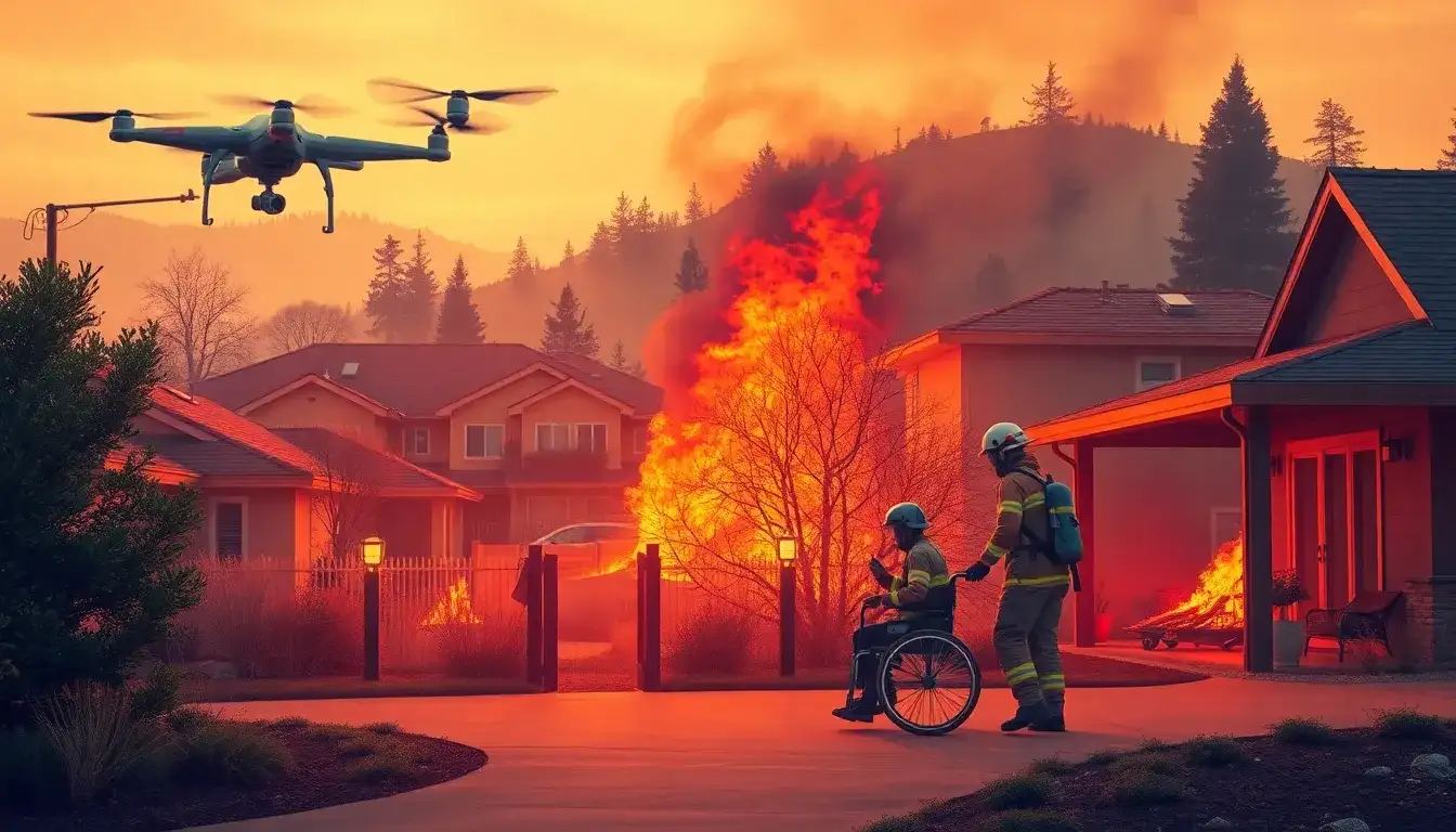 Are there any specific benefits for medically vulnerable individuals in high fire threat areas