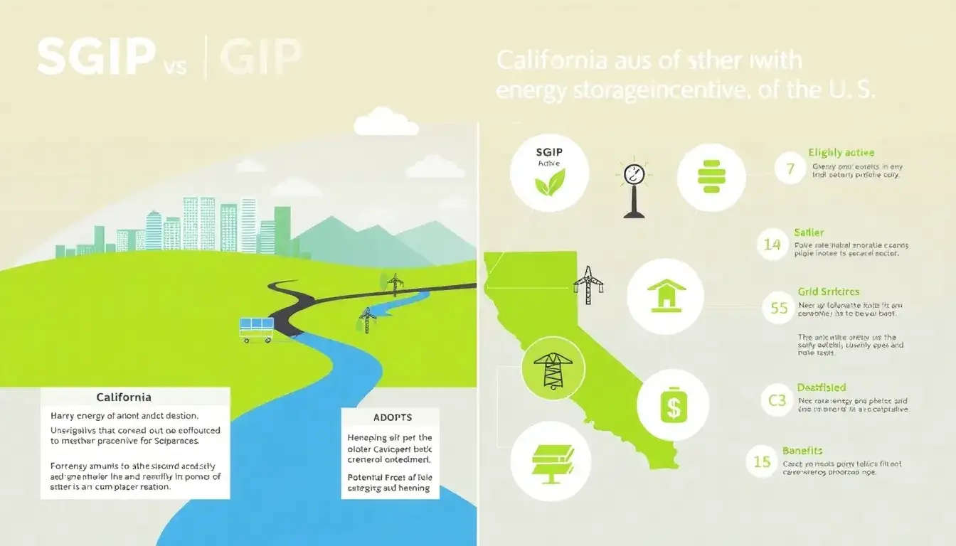How does the SGIP program compare to other energy storage incentives